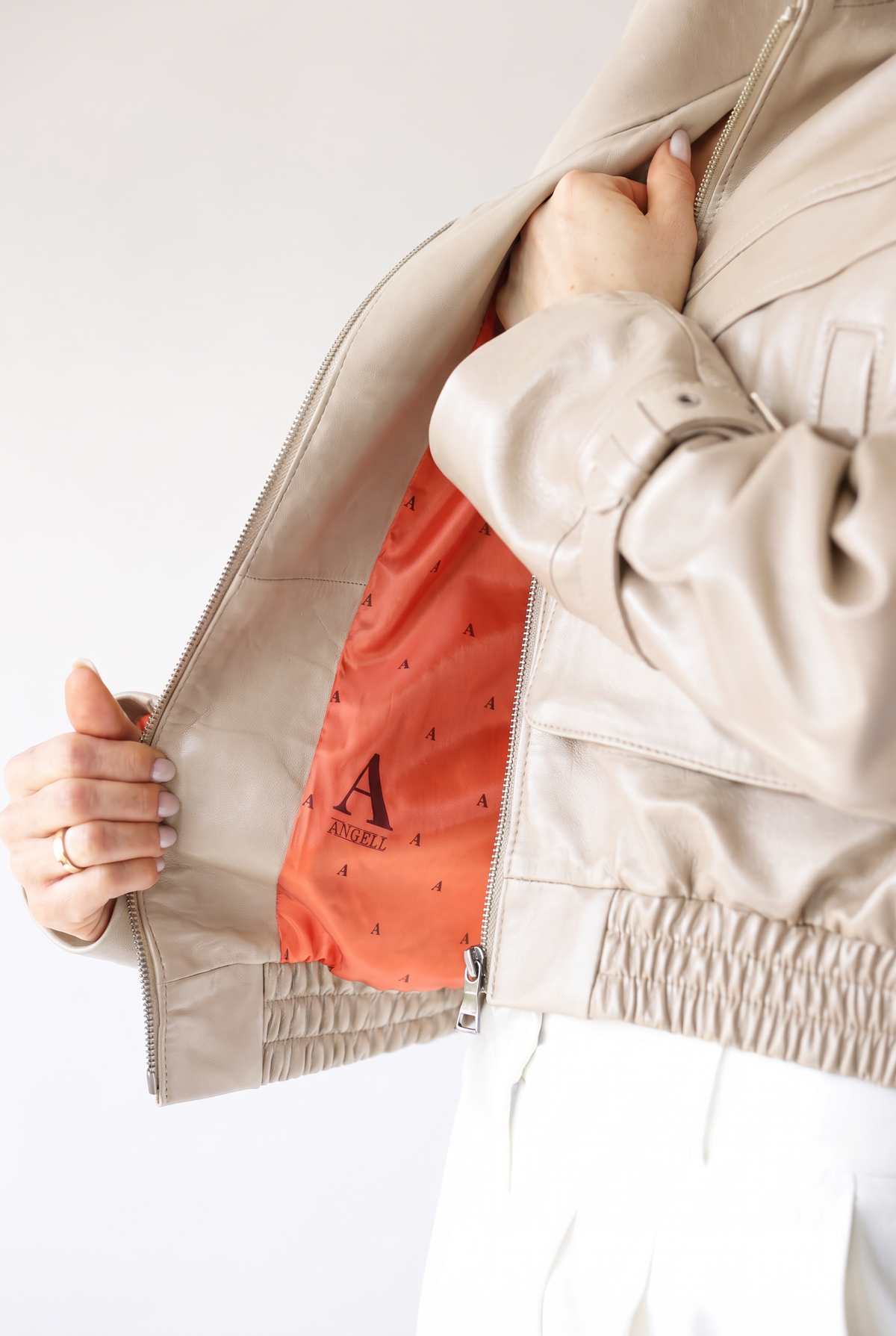 Blair full-grain leather jacket