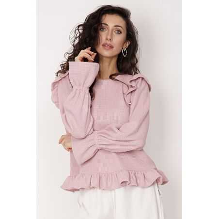 Sweter z falbankami Edith 