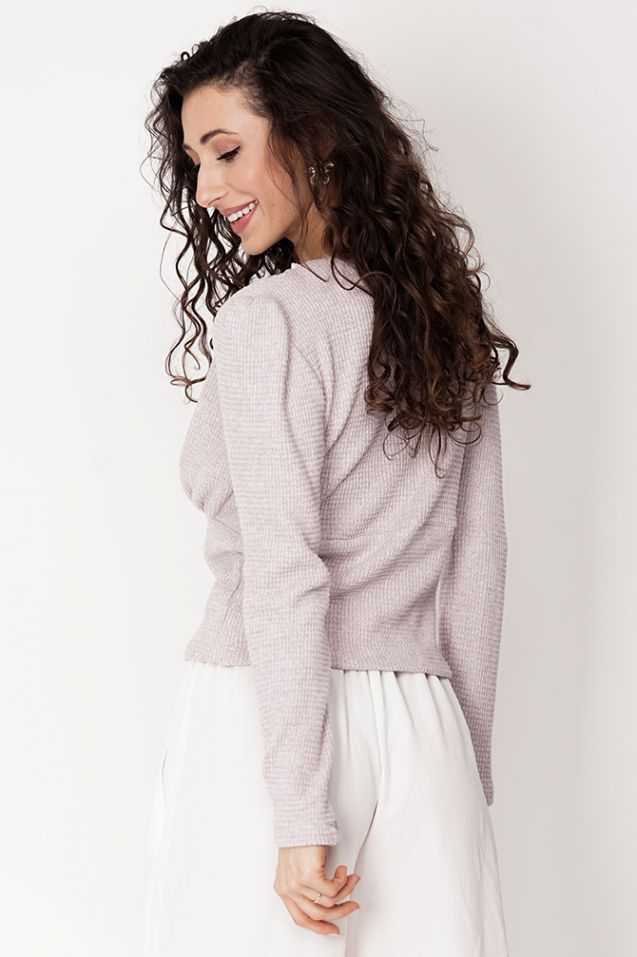 Flora sweater with frills 