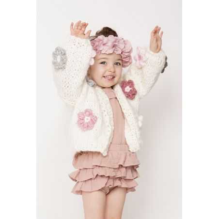 Sweter Hand Made Flower PETIT 