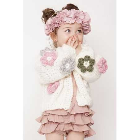 Sweter Hand Made Flower PETIT 