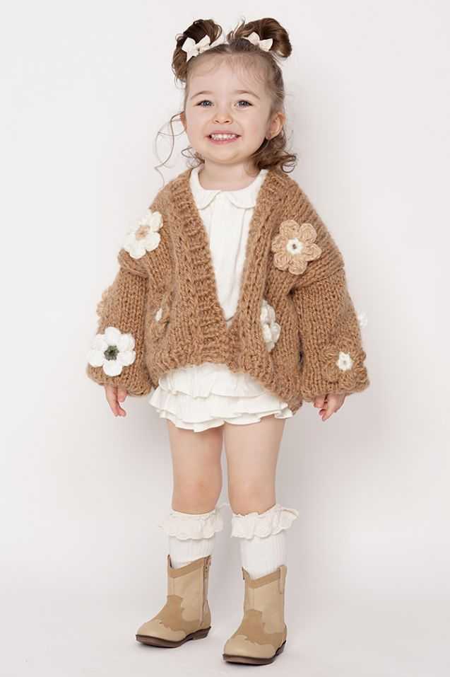 Sweter HAND MADE Flower PETIT 