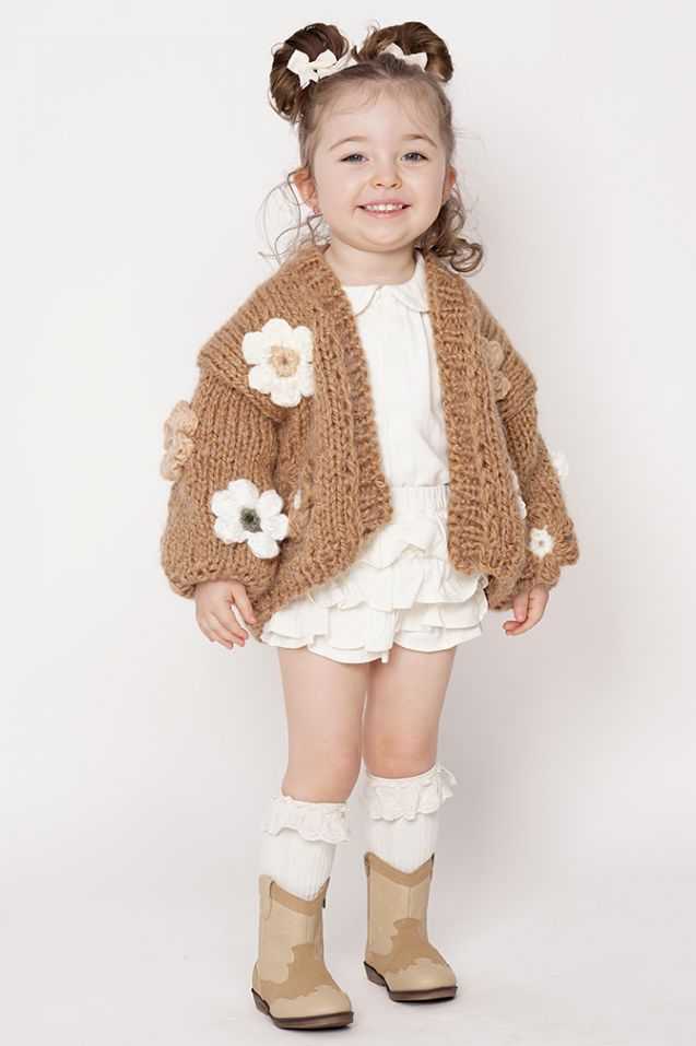 Sweter HAND MADE Flower PETIT 