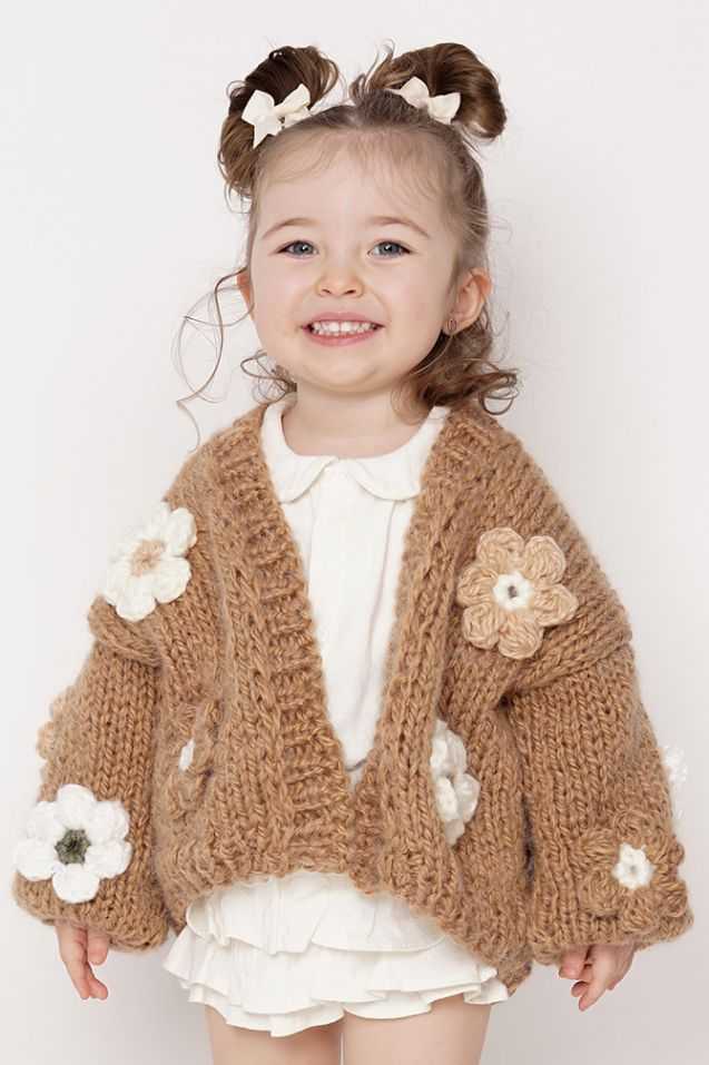 Sweter HAND MADE Flower PETIT 