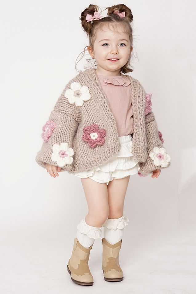 Sweter HAND MADE Flower PETIT 