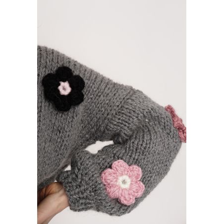 Sweter HAND MADE Flower 