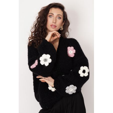 Sweter HAND MADE Flower 