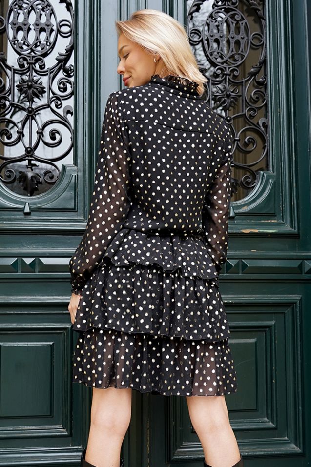 Gold Dots Dress 