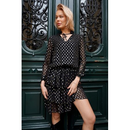 Gold Dots Dress 