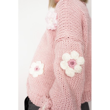 Sweter HAND MADE Flower 