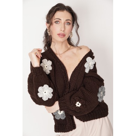 Sweter HAND MADE Flower 