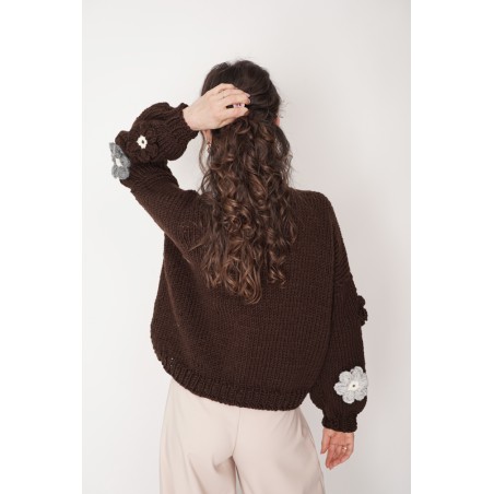 Sweter HAND MADE Flower 