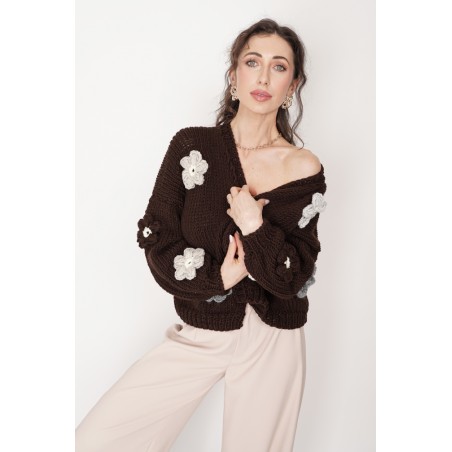 Sweter HAND MADE Flower 