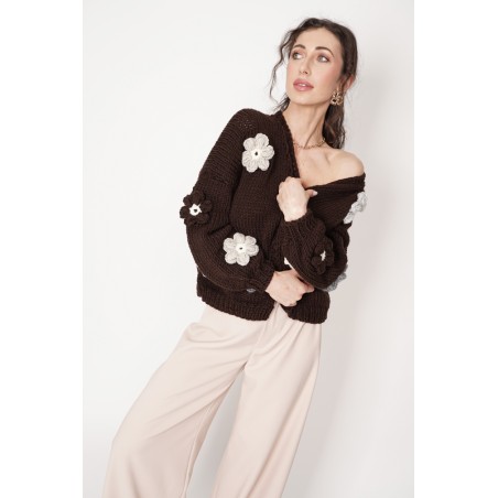 Sweter HAND MADE Flower 