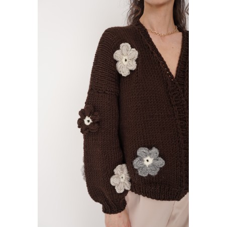 Sweter HAND MADE Flower 