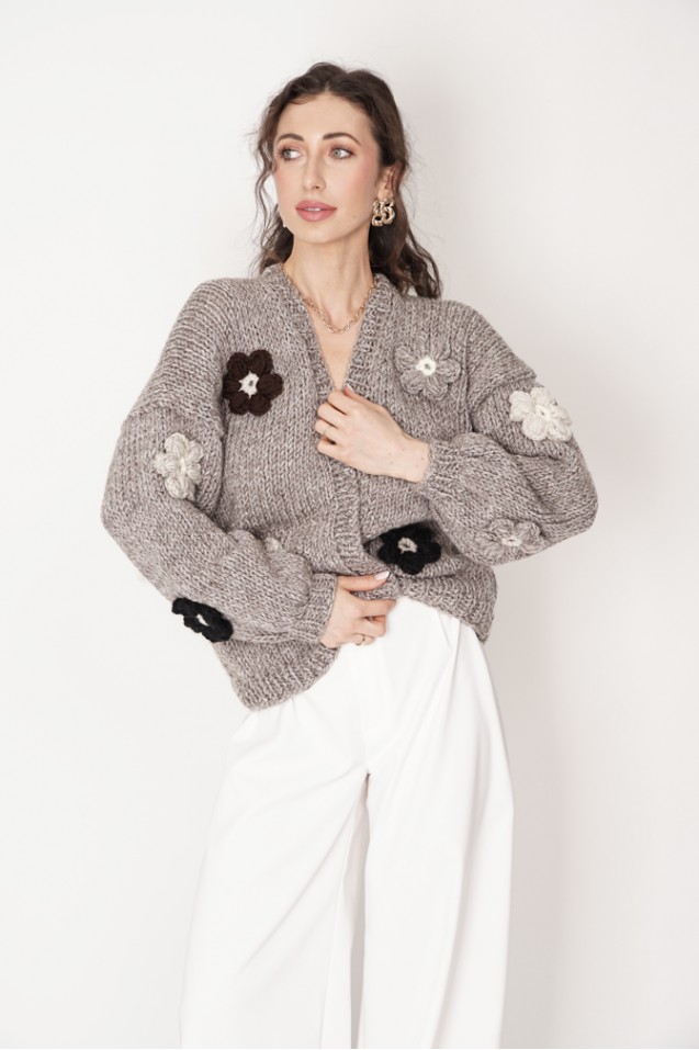 Sweter HAND MADE Flower