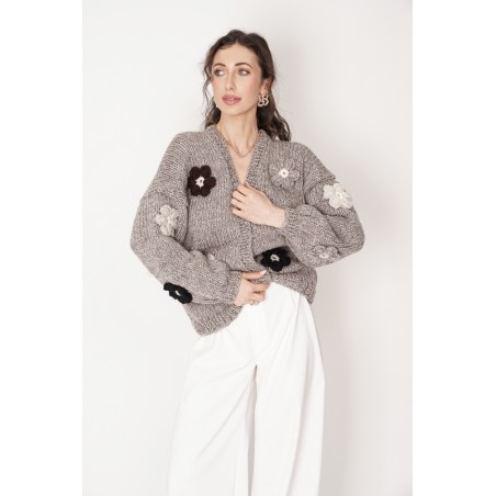 Sweter HAND MADE Flower 