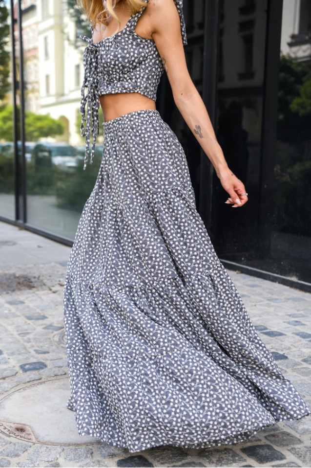 Spódnica bawełniana maxi Siena