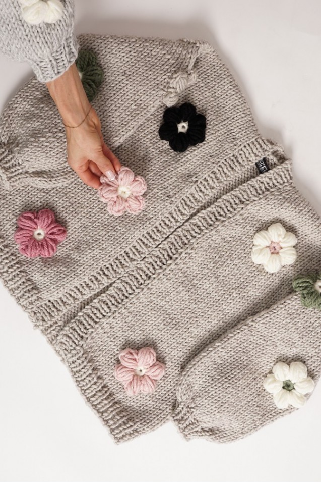 Broszka HAND MADE Flower