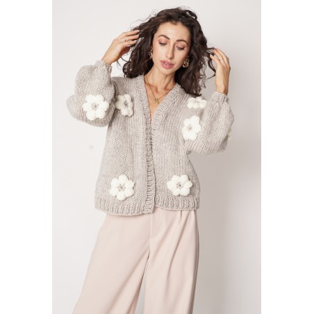 Sweter HAND MADE Flower 