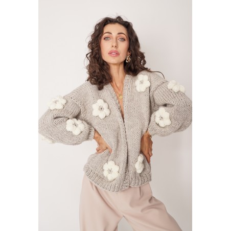 Sweter HAND MADE Flower 