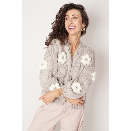 Sweter HAND MADE Flower 
