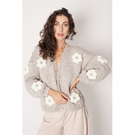Sweter HAND MADE Flower 