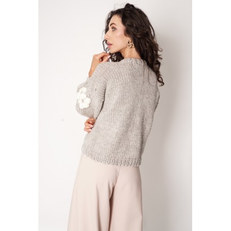 Sweter HAND MADE Flower 