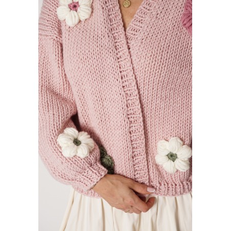 Sweter HAND MADE Flower 