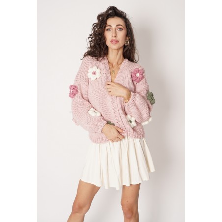 Sweter HAND MADE Flower 