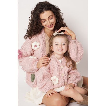 Sweter HAND MADE Flower 