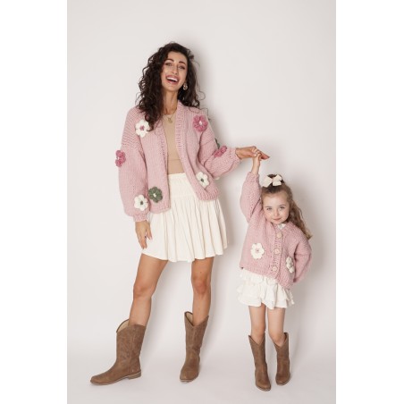Sweter HAND MADE Flower 