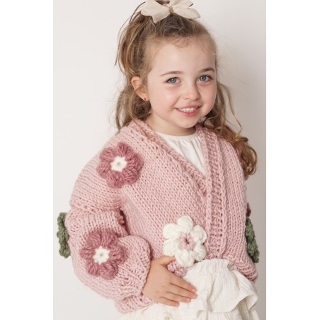 Sweter HAND MADE Flower PETIT 