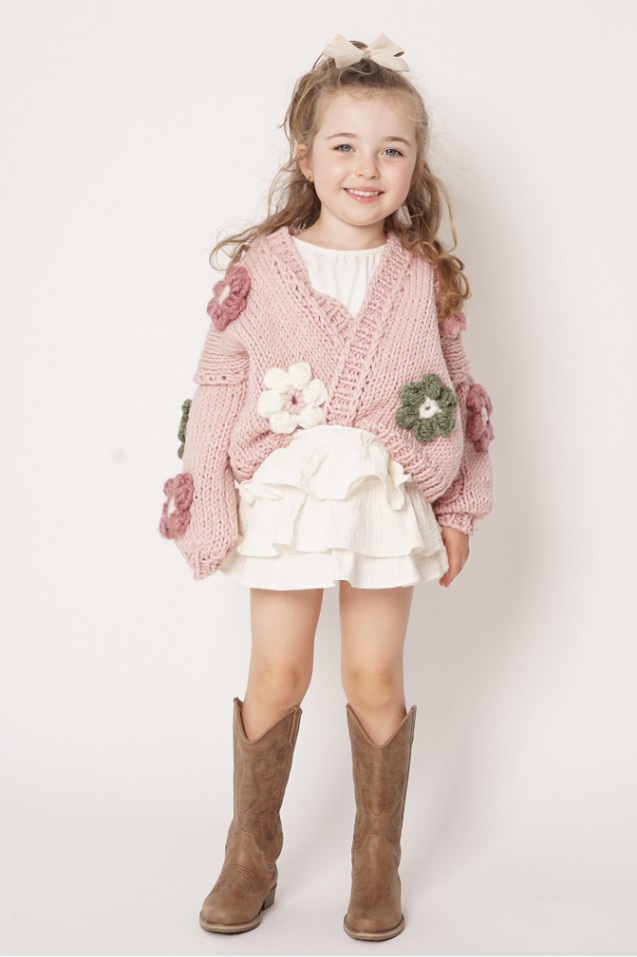 Sweter HAND MADE Flower PETIT 