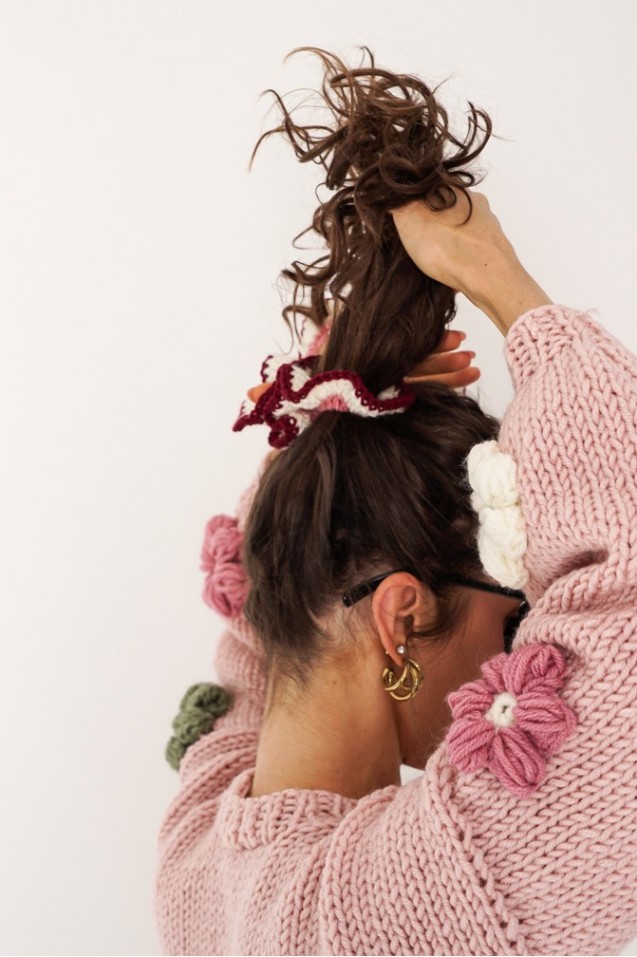 HAND MADE Crocheted Hair Tie