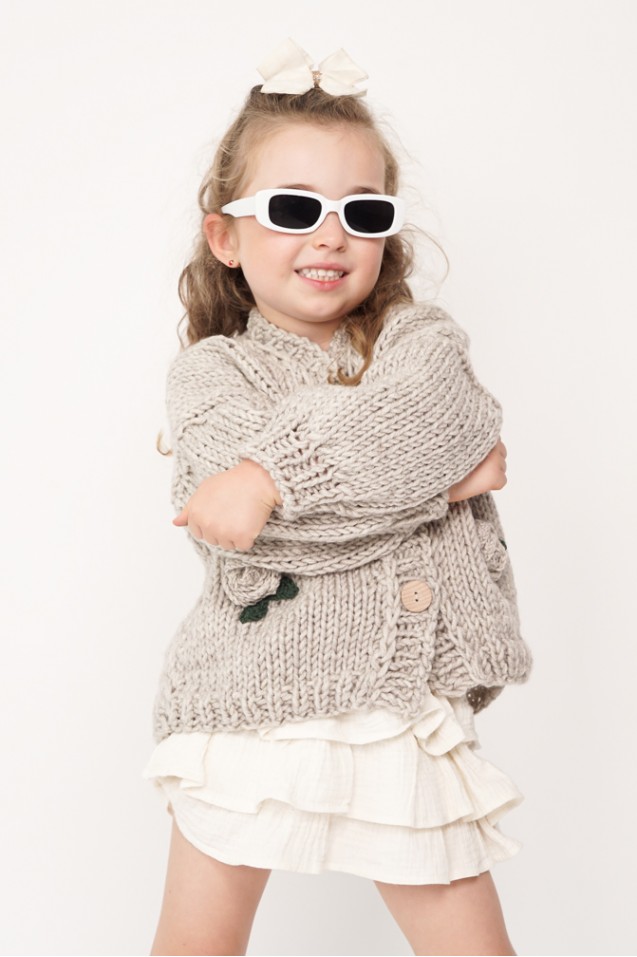 HAND MADE Rose Petit Sweter
