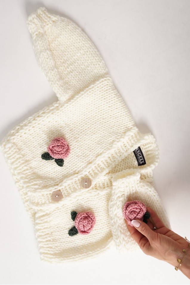 Broszka HAND MADE Rose