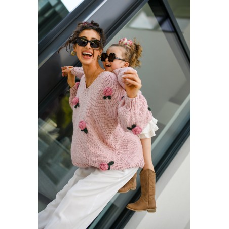 Sweter HAND MADE Rose PETIT 