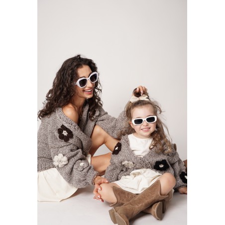 Sweter HAND MADE Flower 