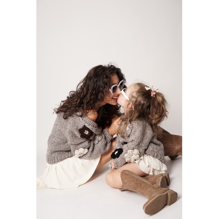 Sweter HAND MADE Flower 