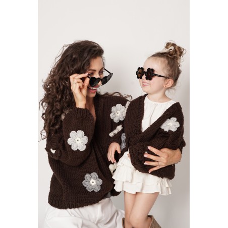 Sweter HAND MADE Flower 