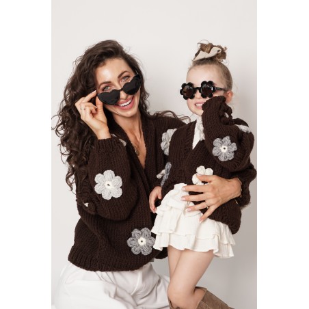 Sweter HAND MADE Flower 