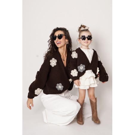 Sweter HAND MADE Flower 