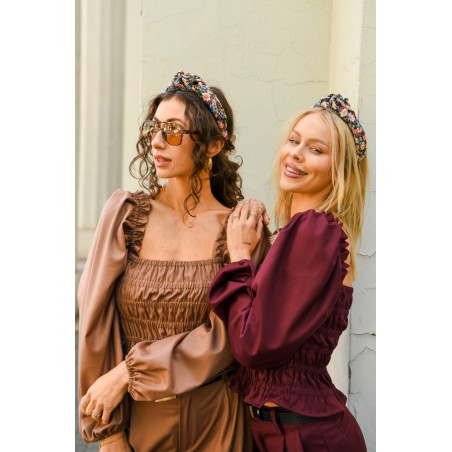 Vintage Blouse with frowning 