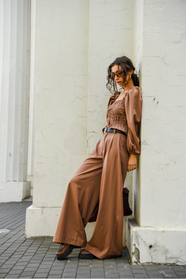 Vintage Blouse with frowning