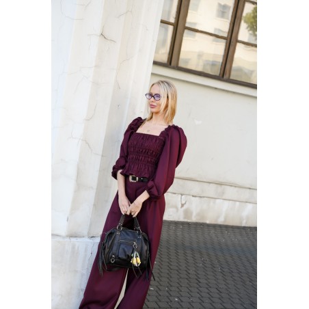 Vintage Blouse with frowning 