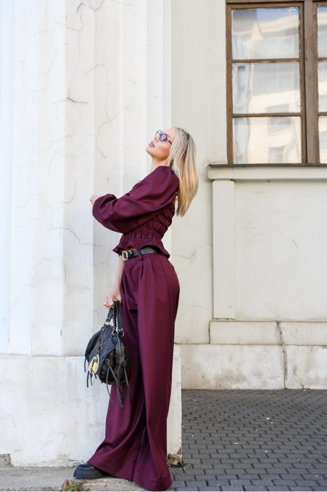 Vintage Blouse with frowning