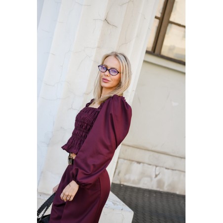 Vintage Blouse with frowning 