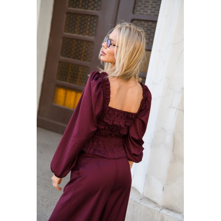 Vintage Blouse with frowning 