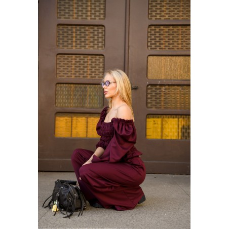 Vintage Blouse with frowning 